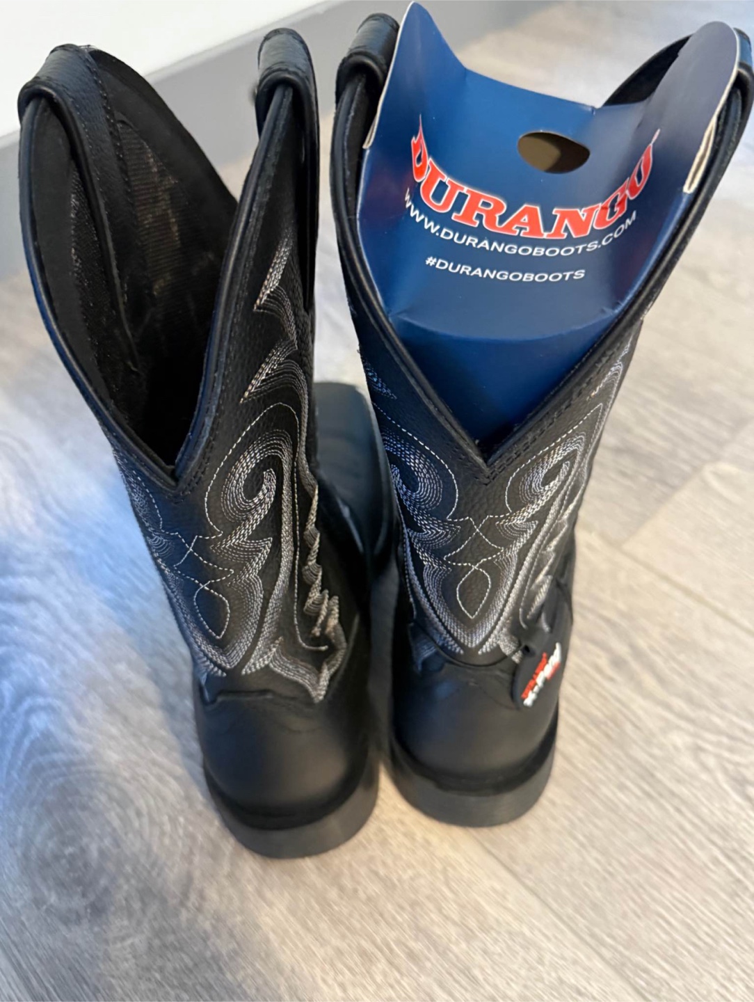 Durango Men's Western Boots - Black/Onyx Size 7.5W - photo 5