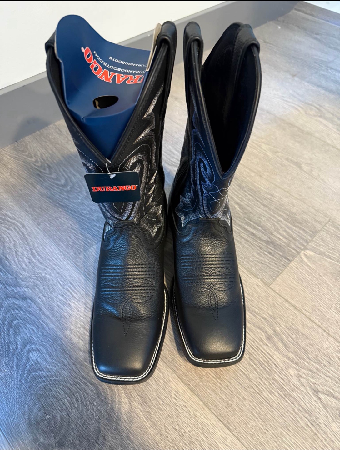 Durango Men's Western Boots - Black/Onyx Size 7.5W