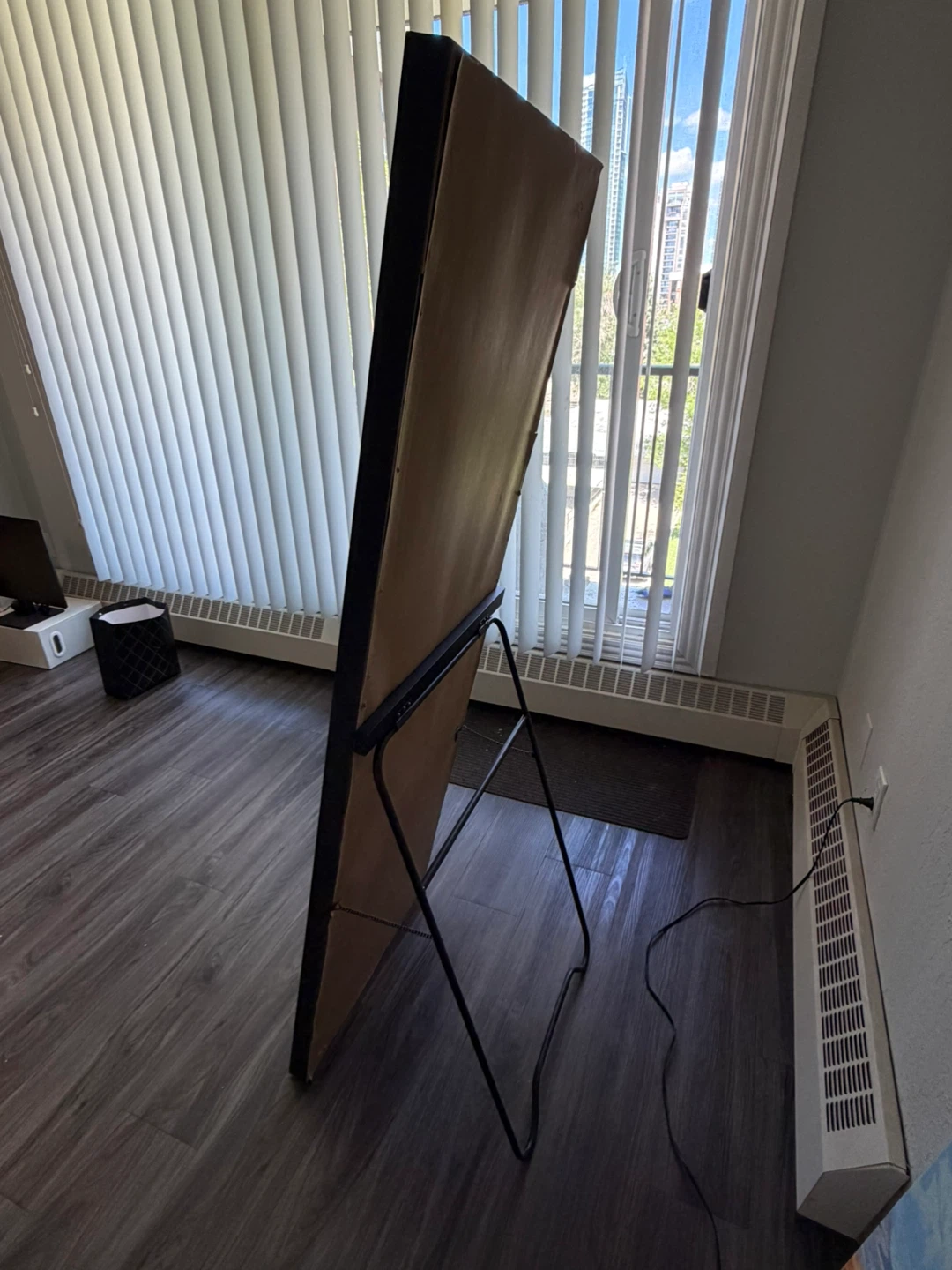 Full Length Standing Mirror - Black Frame - photo 3