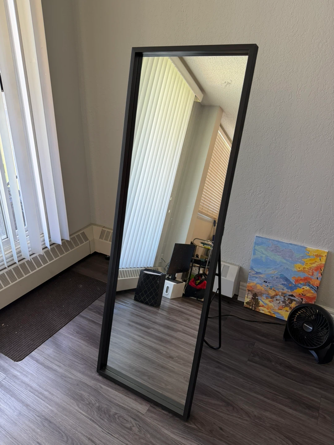 Full Length Standing Mirror - Black Frame