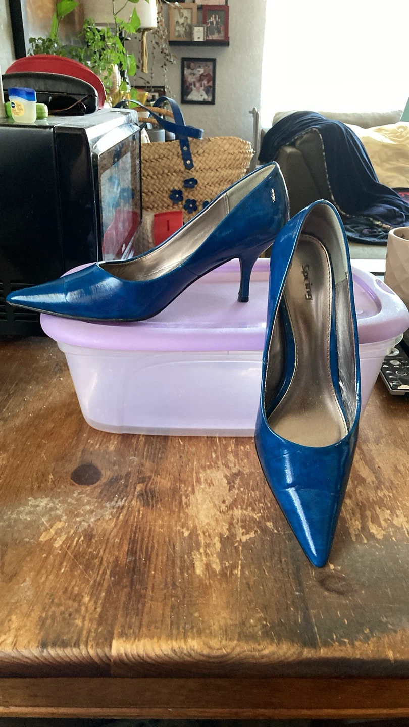 Spring Women's Blue High Heel Pumps - photo 2