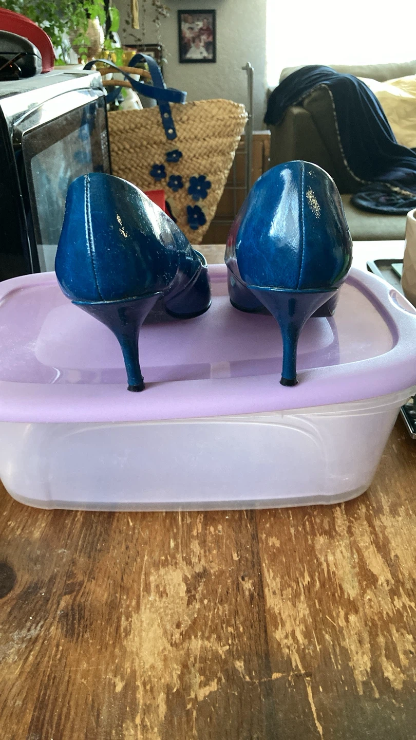 Spring Women's Blue High Heel Pumps - photo 3