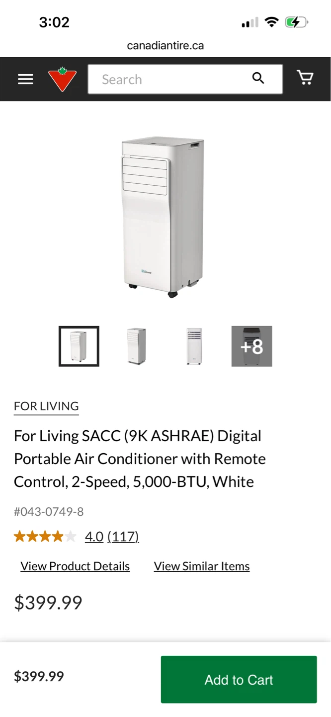 For Living Portable Air Conditioner
