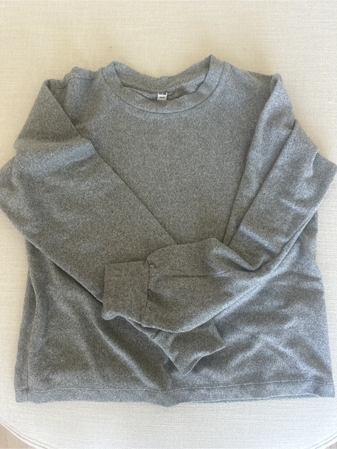 Uniqlo Grey Crew Neck Sweatshirt