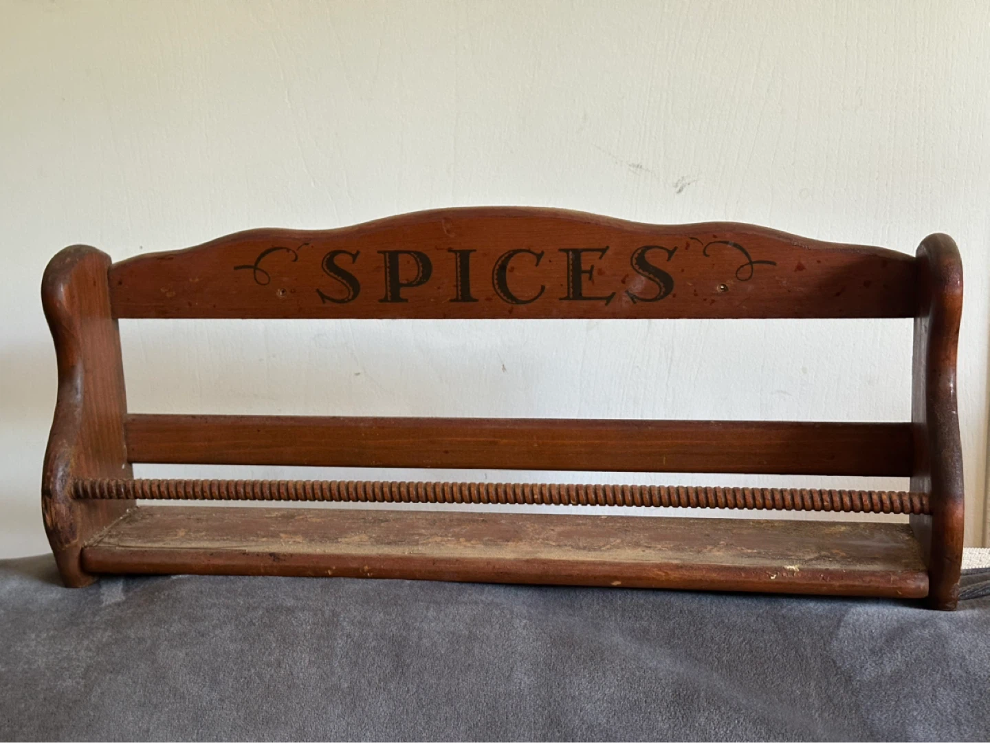 Vintage spice rack