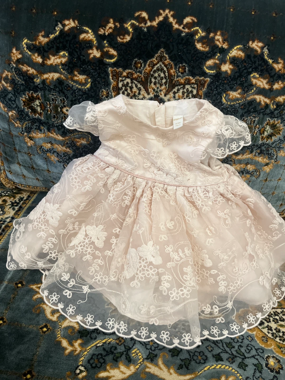 Baby Girl Pink Lace Dress