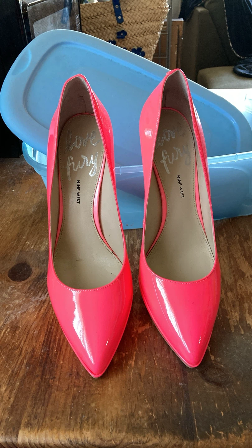 Nine West Women's Pink Patent Leather Heels - photo 2