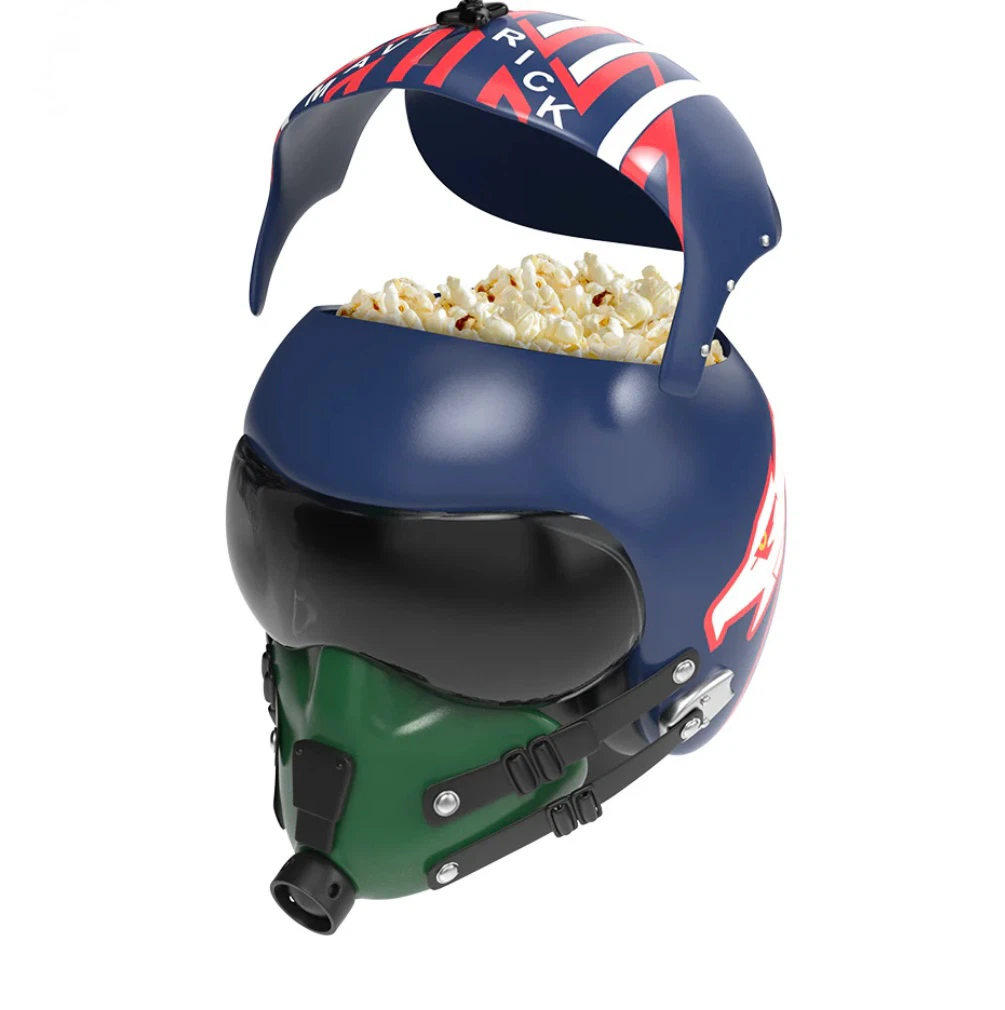 Top Gun 40th Anniversary Maverick Fighter Helmet Popcorn Bucket - photo 2
