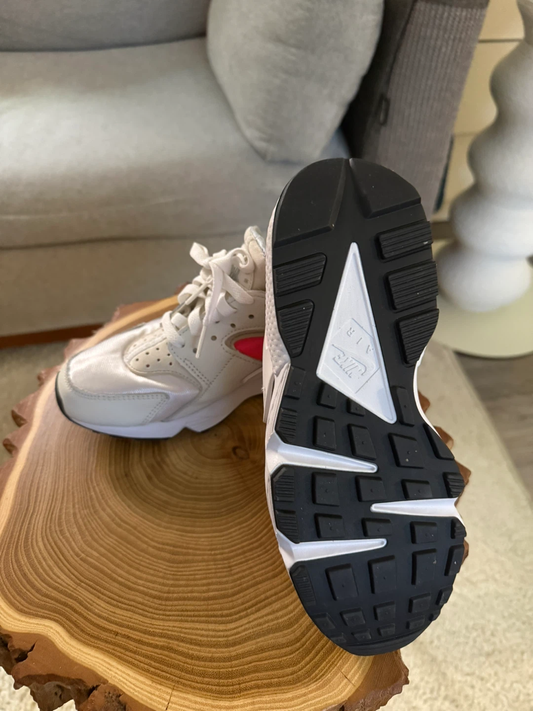 Nike Air Huarache White Pink Yellow Women's Shoes - photo 4