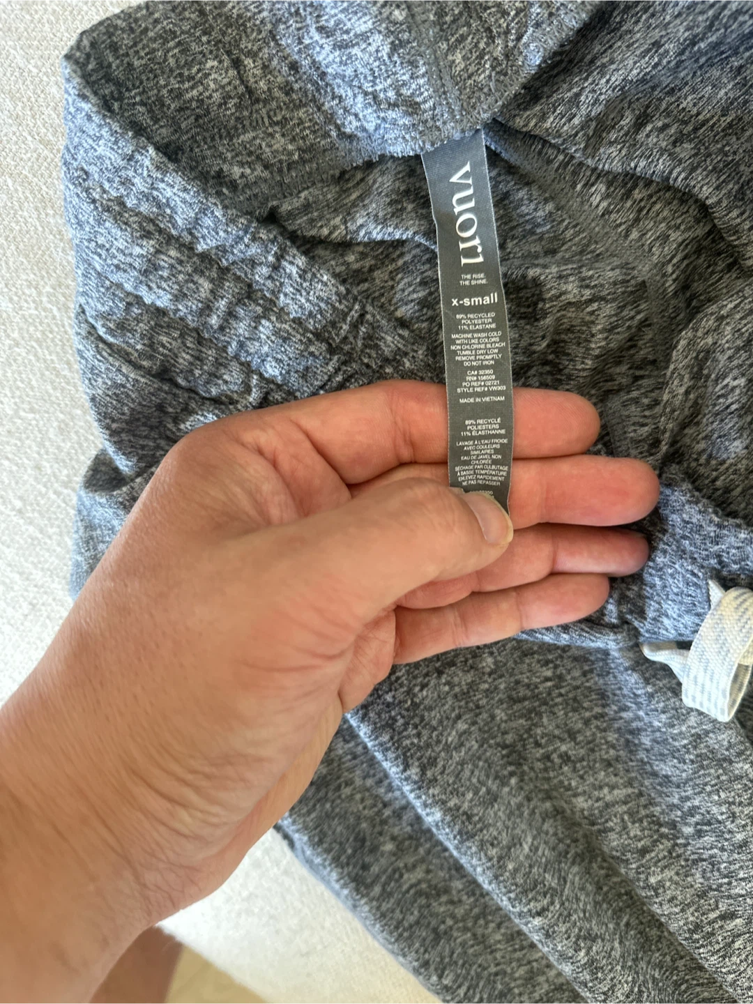 Vuori Jogger Pants Grey - photo 2