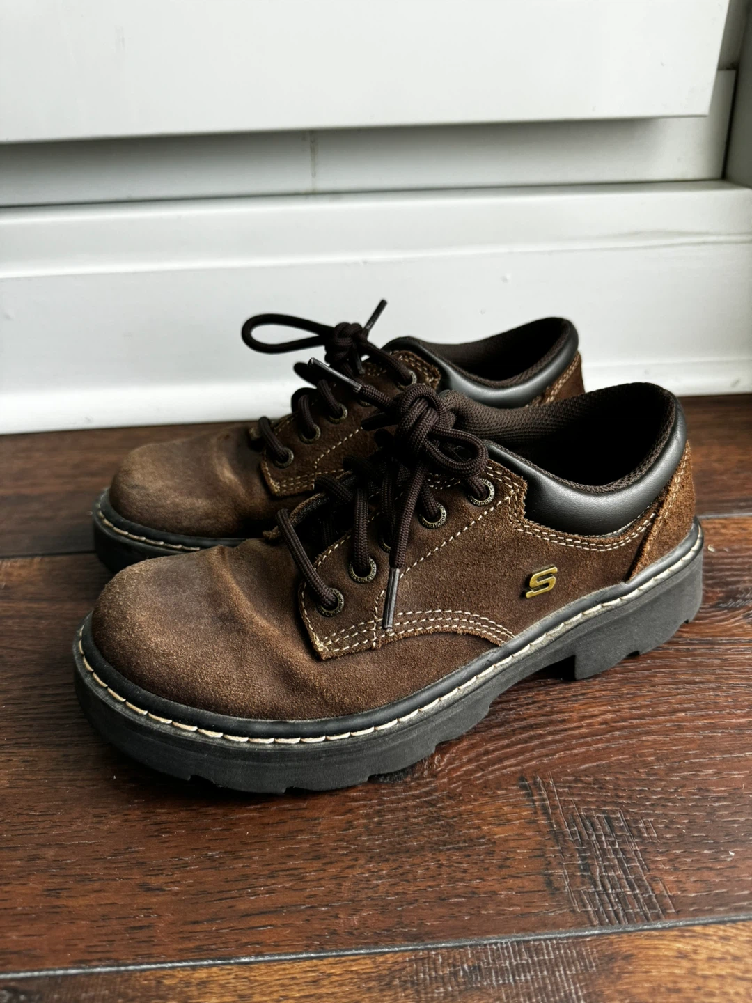 Sketchers Parties-Mate Oxford Shoes Brown