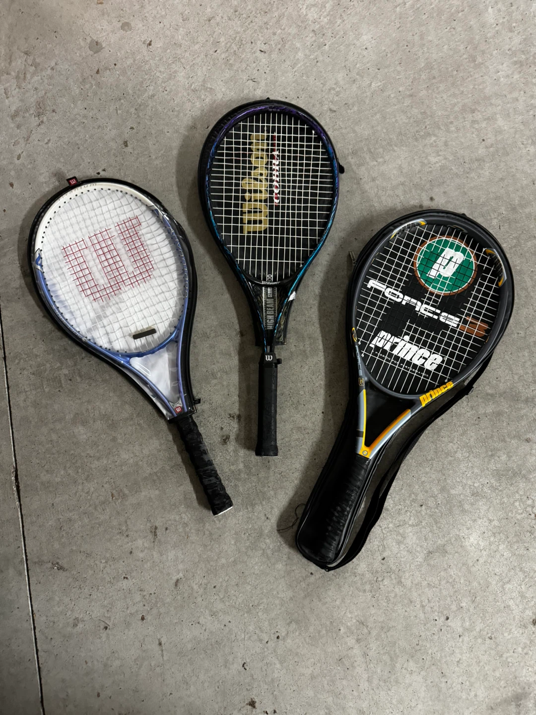 Tennis set with bag, 3 rackets, and tennis balls - photo 2