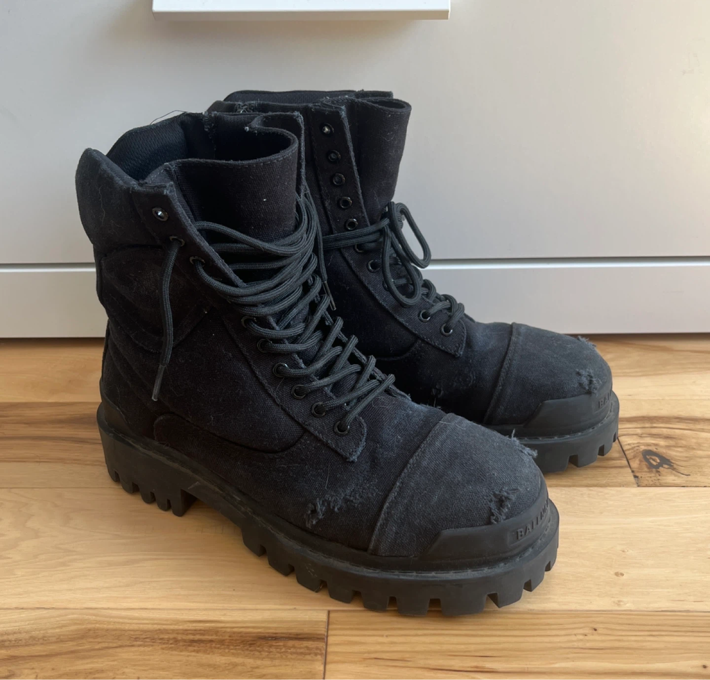 Balenciaga Black strike Boots
