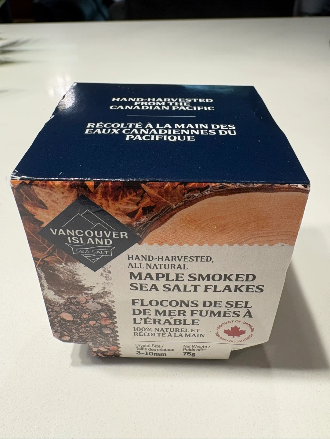 Vancouver Island Maple Smoked Sea Salt Flakes 75g - photo 2
