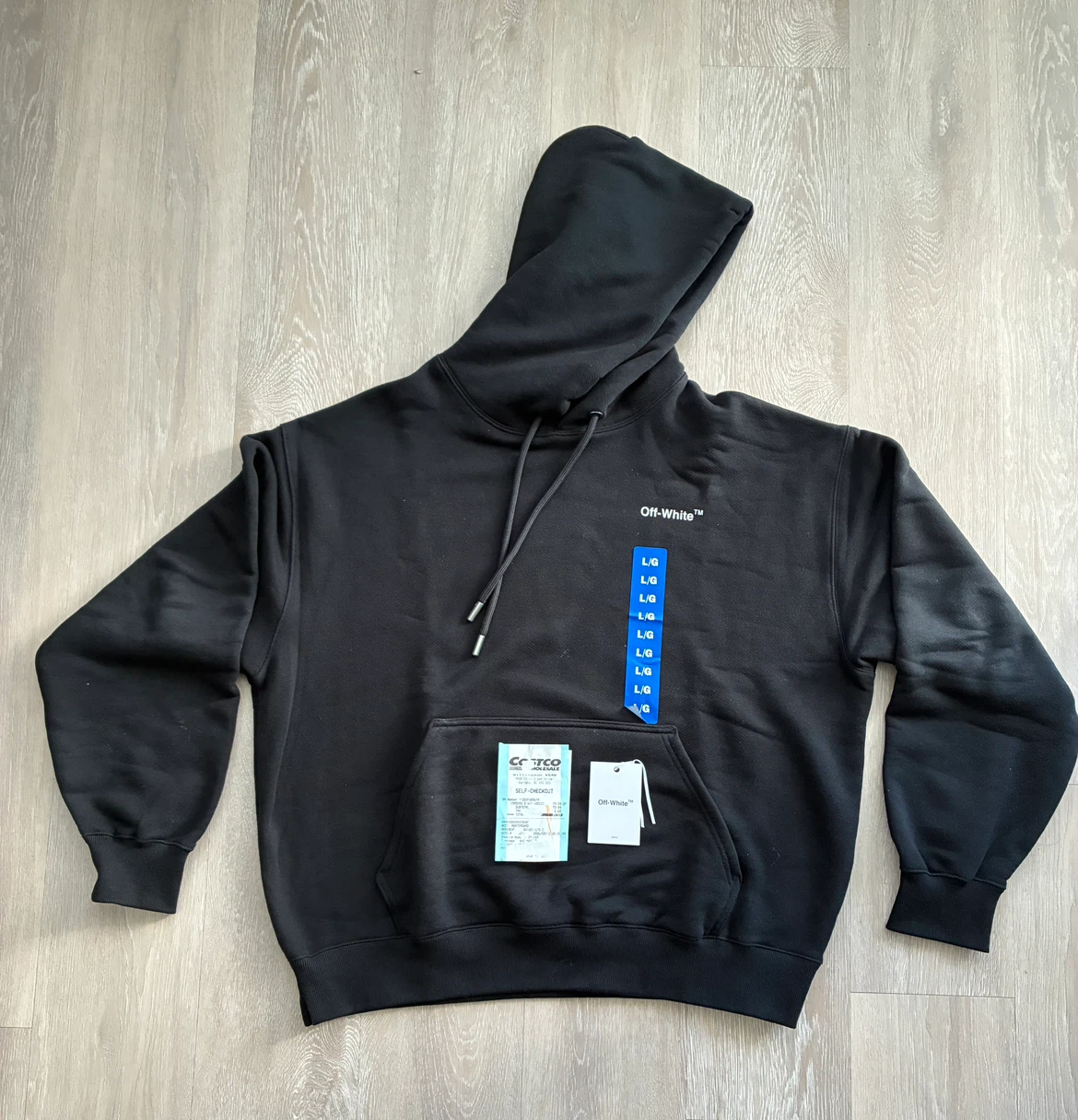 OFF WHITE Costco Hoodie Black L - photo 2