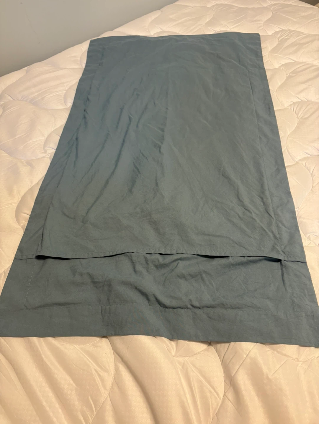King Blue Pillowcase x2
