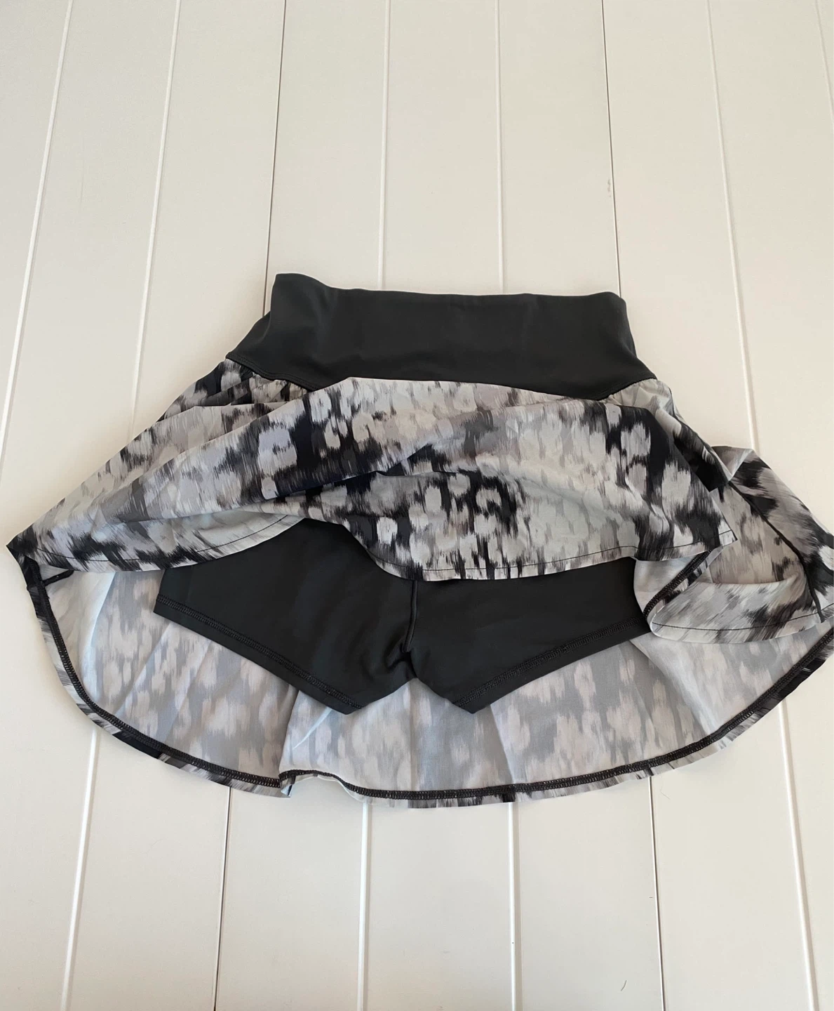 Aerie Offline Athletic Skirt with Built-in Shorts black - photo 3