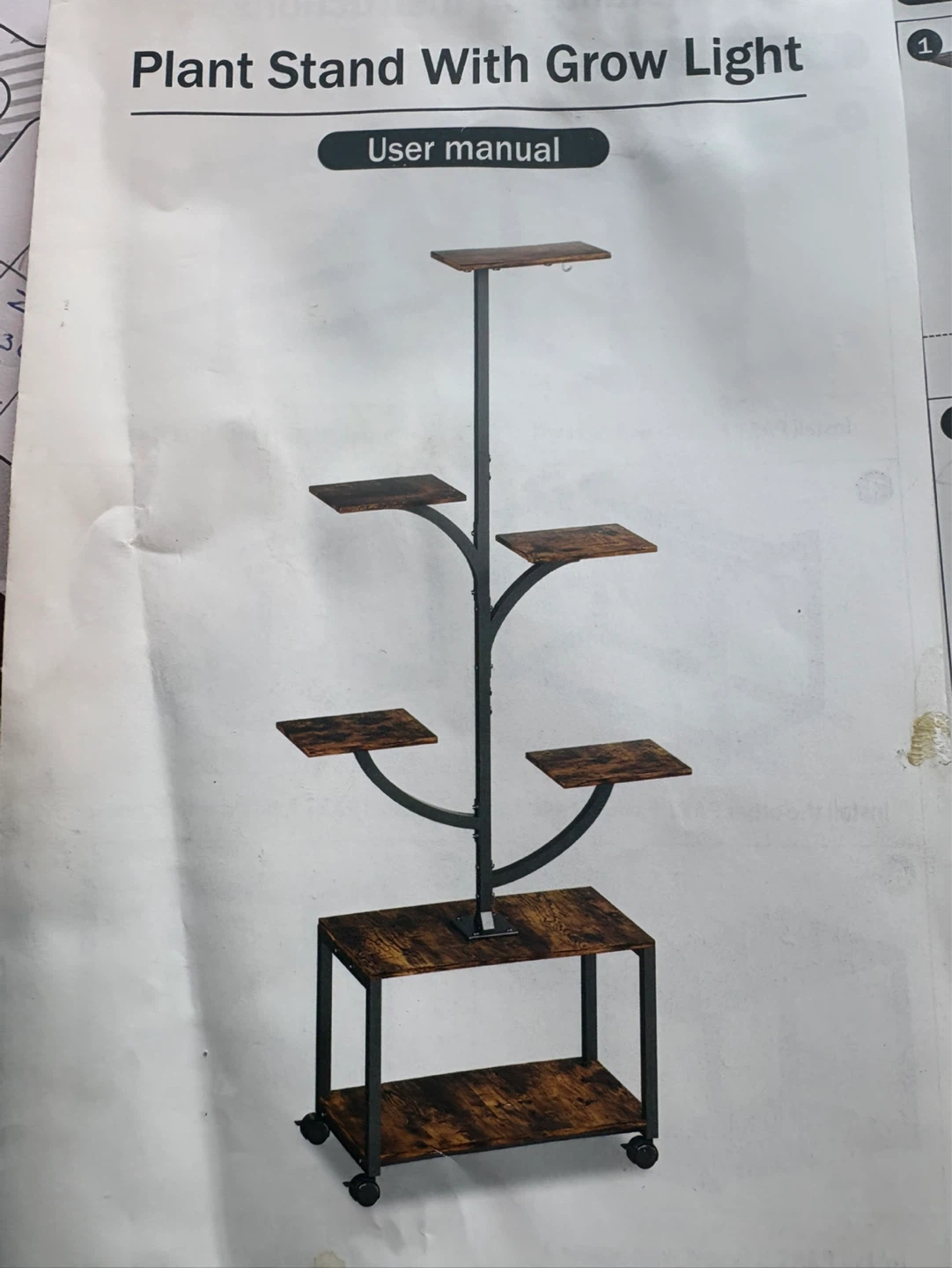 Plant Stand With Grow Light - photo 2