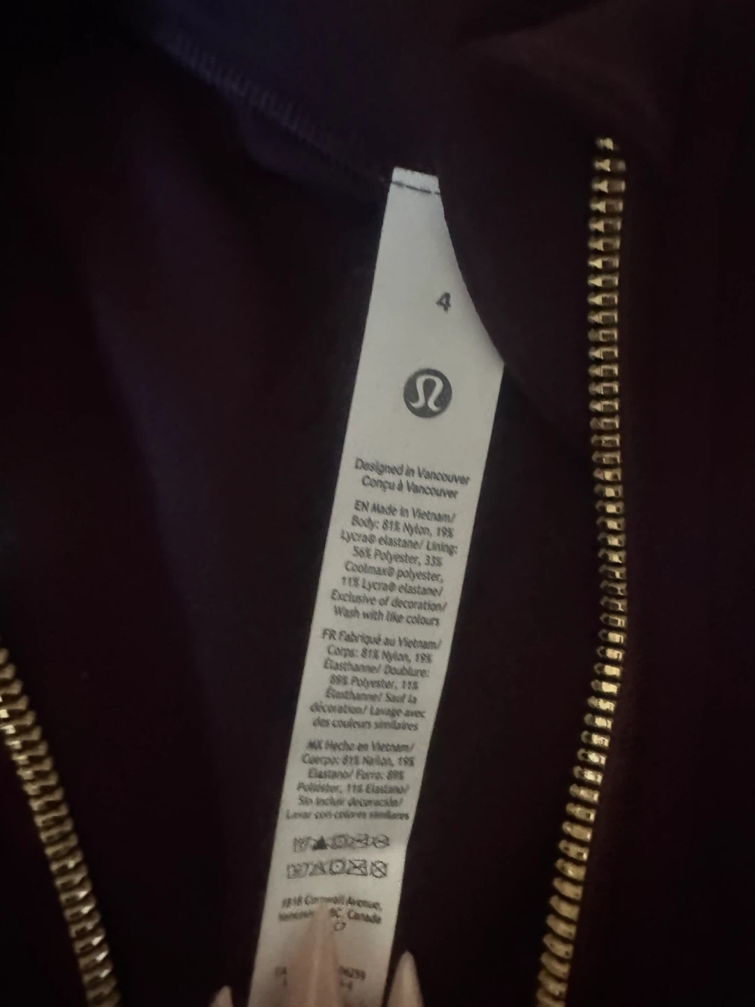 Lululemon plum Jacket and Pants Set - photo 4