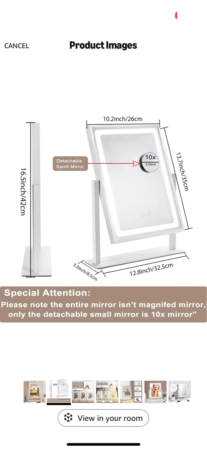 Brand new Hollywood make up mirror - photo 2