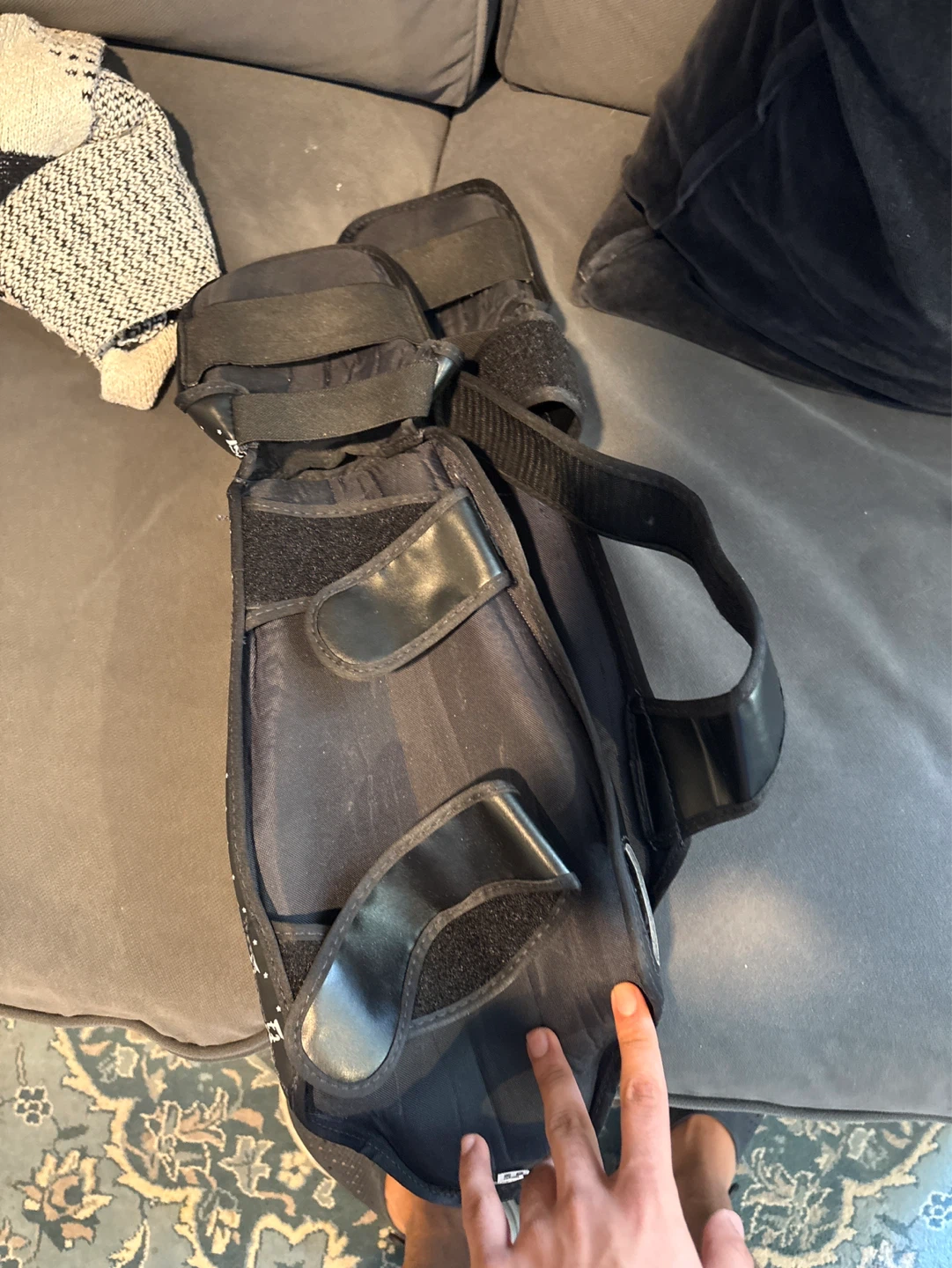 Muay Thai Fairtex Black Shin Guards - photo 2