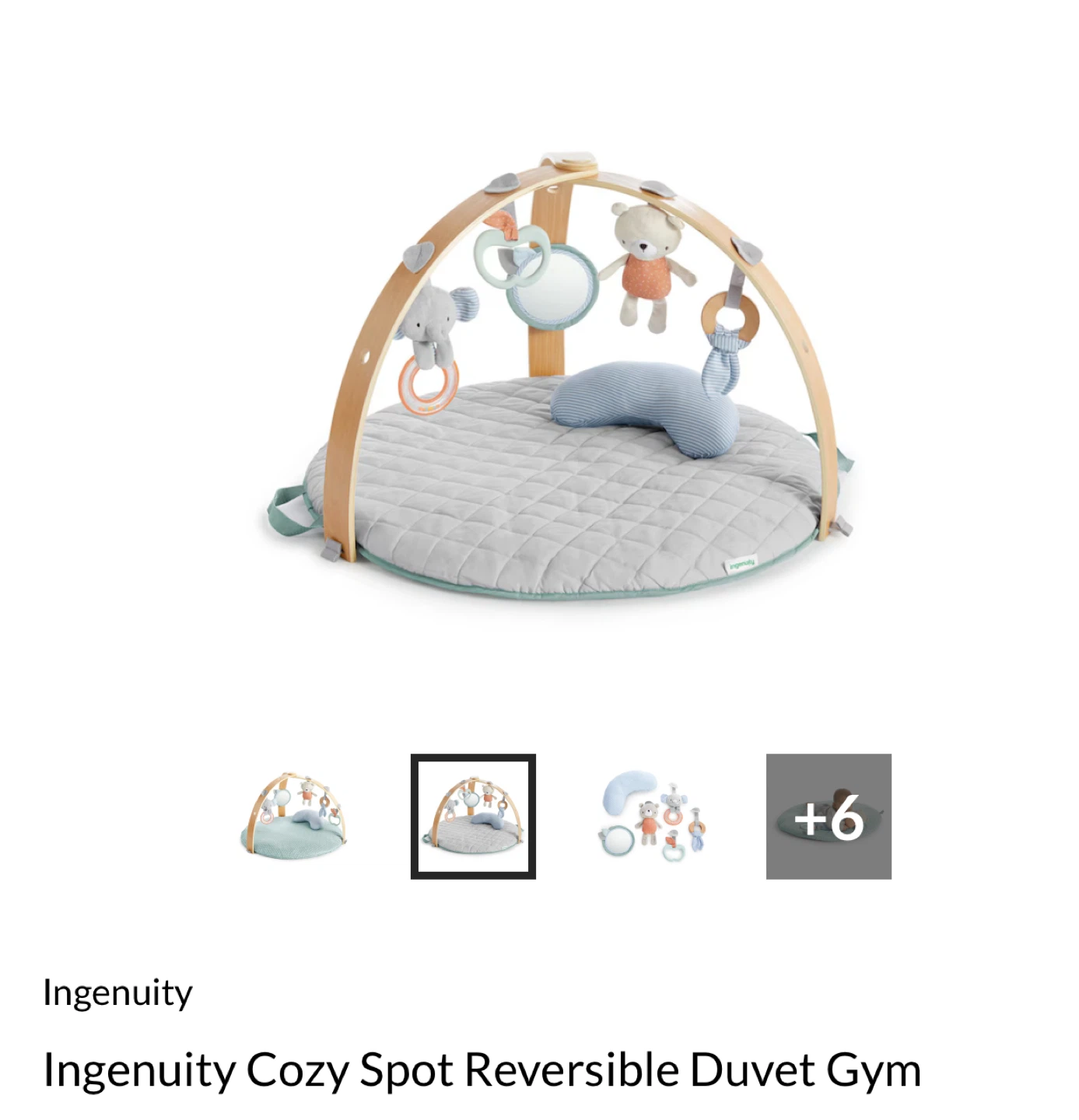Ingenuity Wooden Activity Play Gym - photo 4