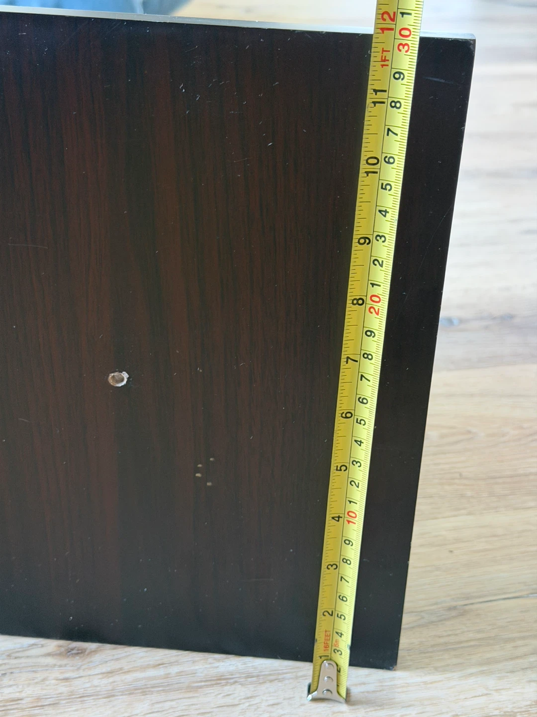 Decorative Espresso Wall Shelf – 140+ cm Tall Zig-Zag Design - photo 3