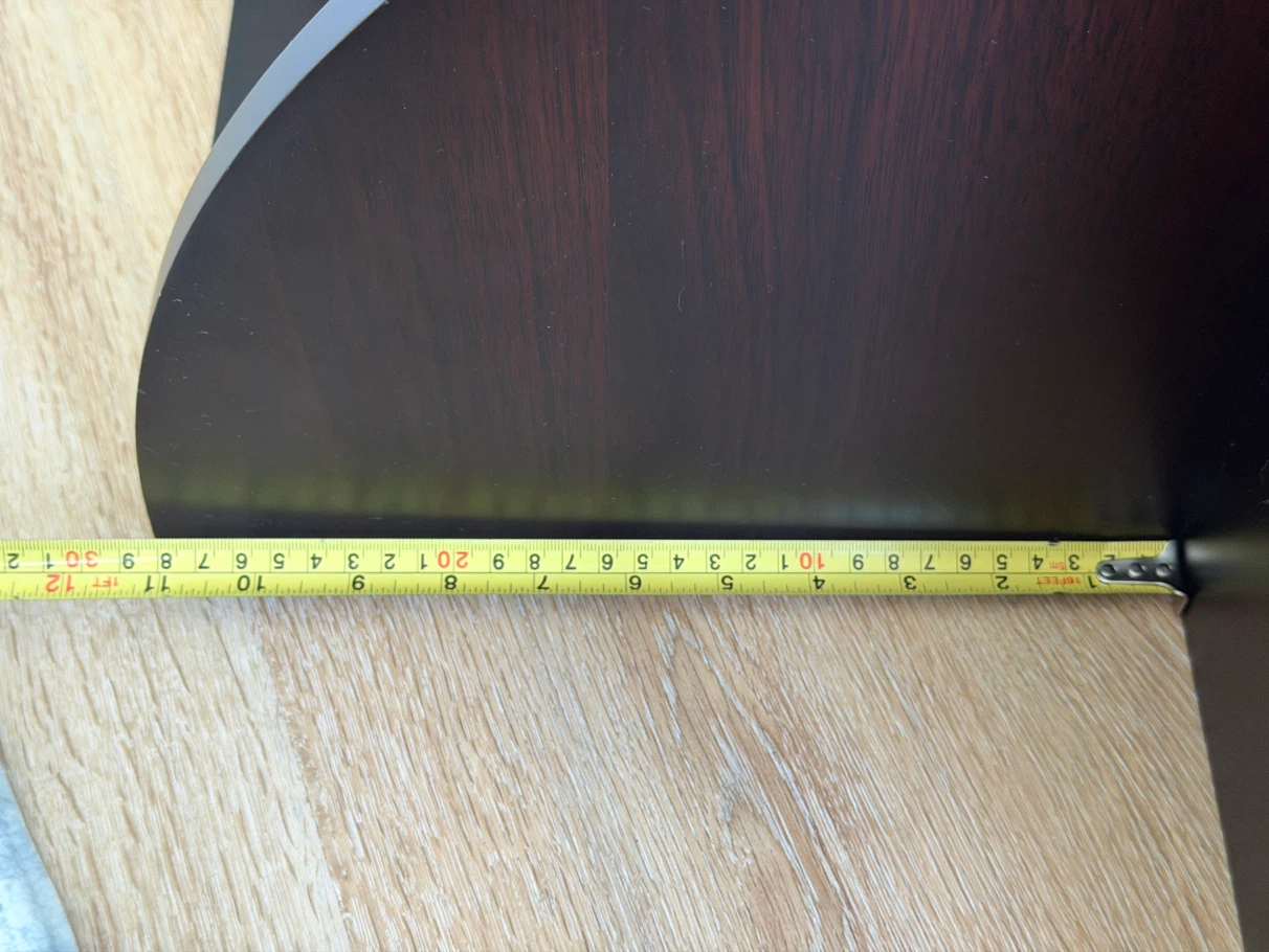 Decorative Espresso Wall Shelf – 140+ cm Tall Zig-Zag Design - photo 5