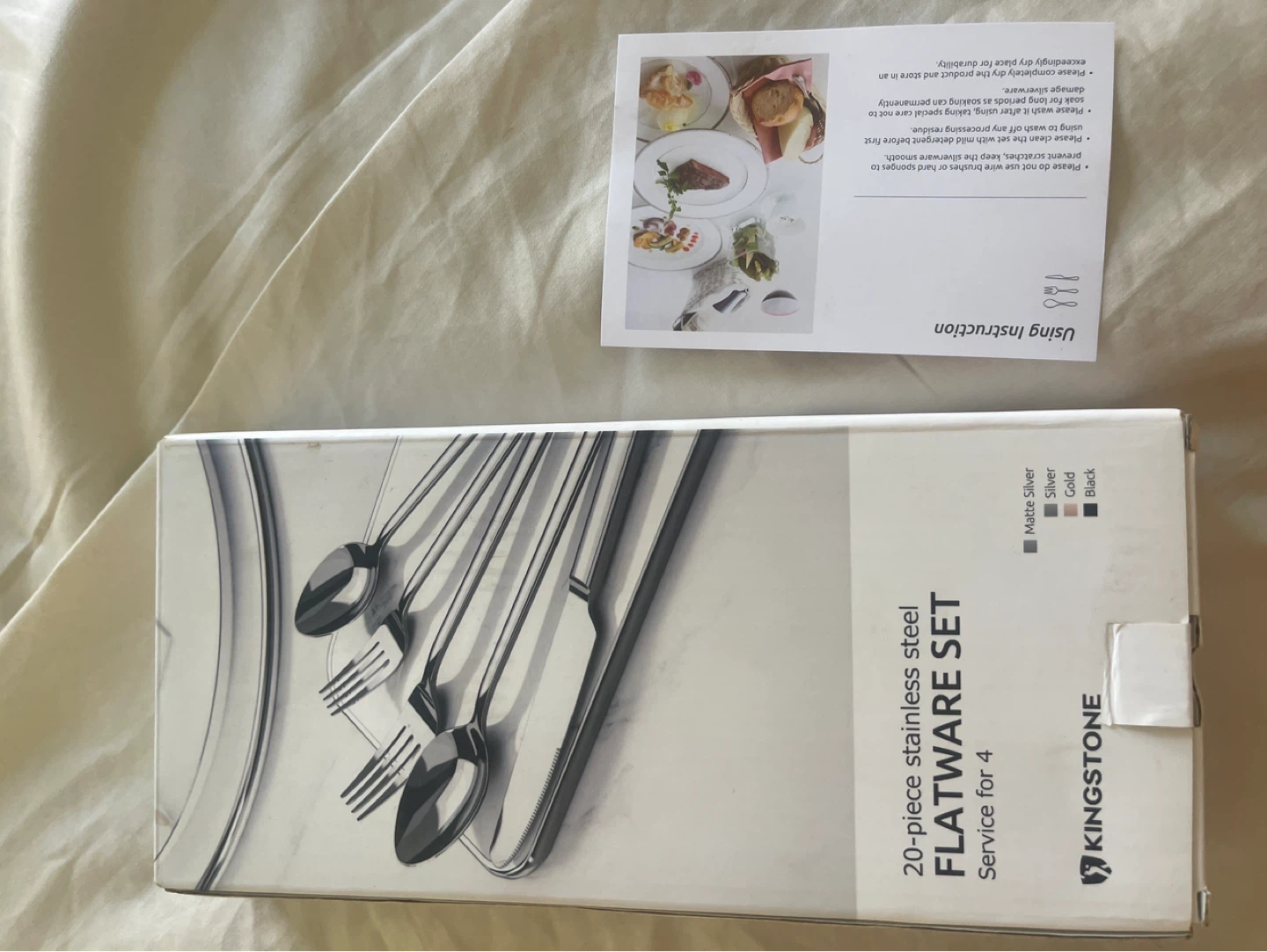 KINGSTONE 20 Piece Stainless Steel Flatware Set - photo 2