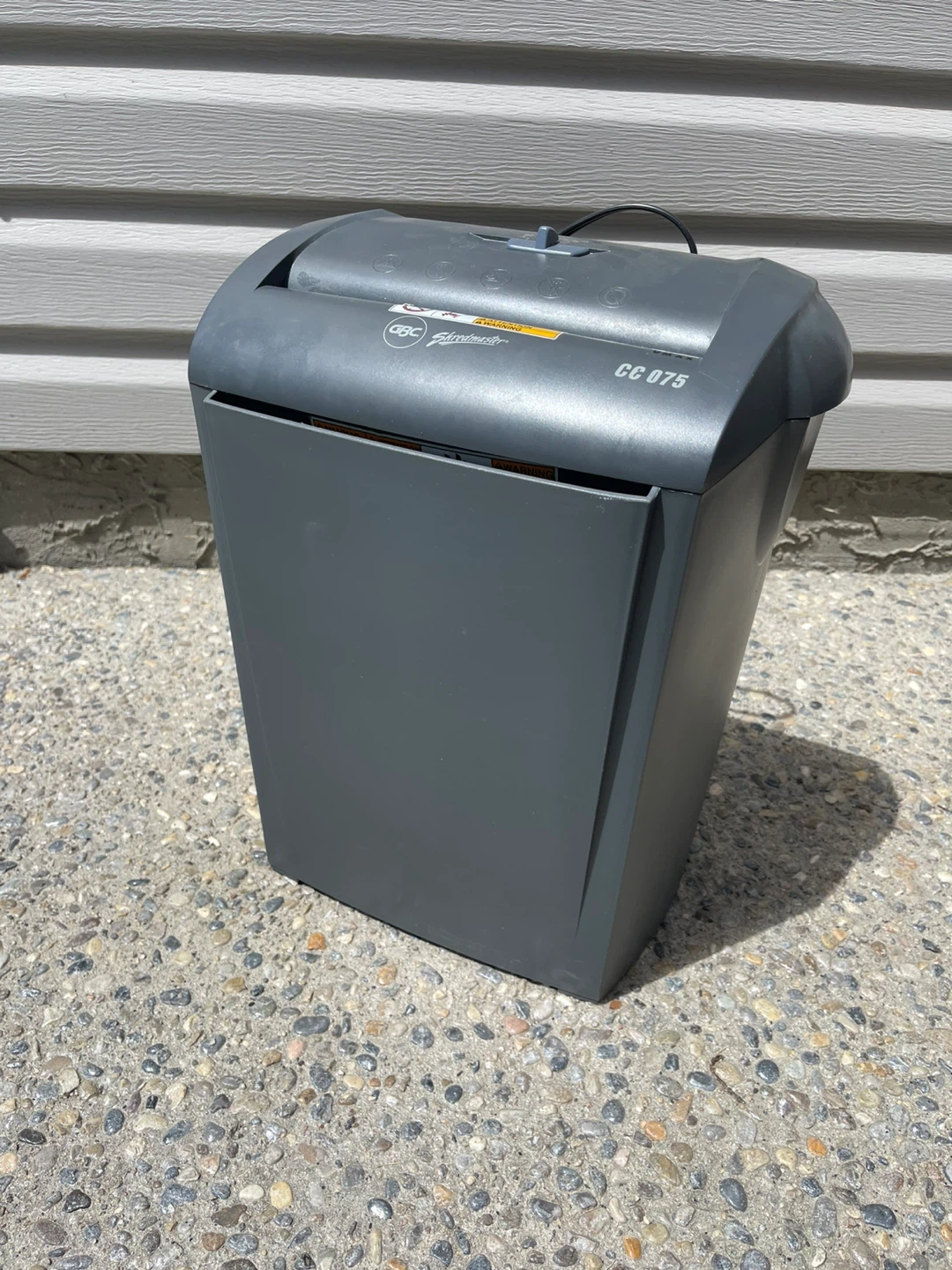 GBC Shredmaster CC 075 Paper Shredder