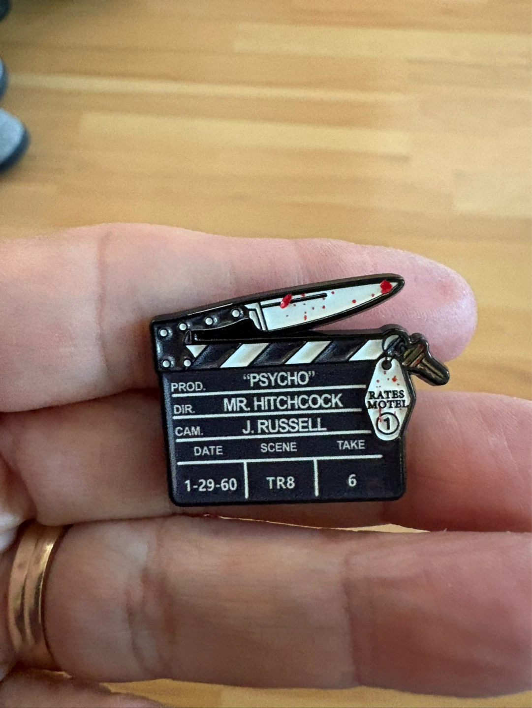 Horror Enamel Pin $10 firm