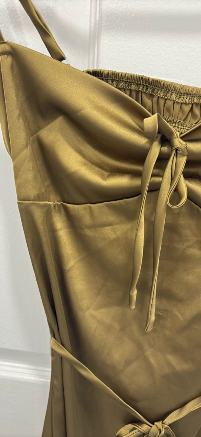 Satin Slip Dress - photo 2