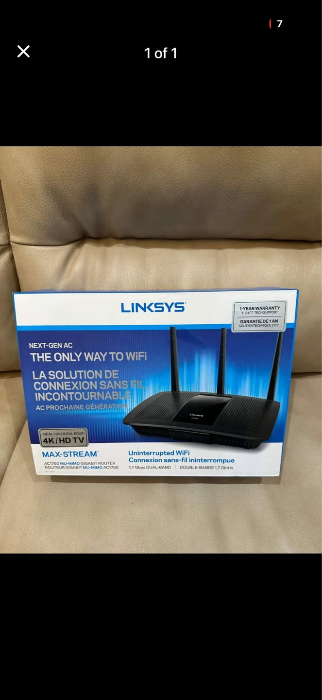 New Linksys AC1750 MU-MIMO Gigabit Router