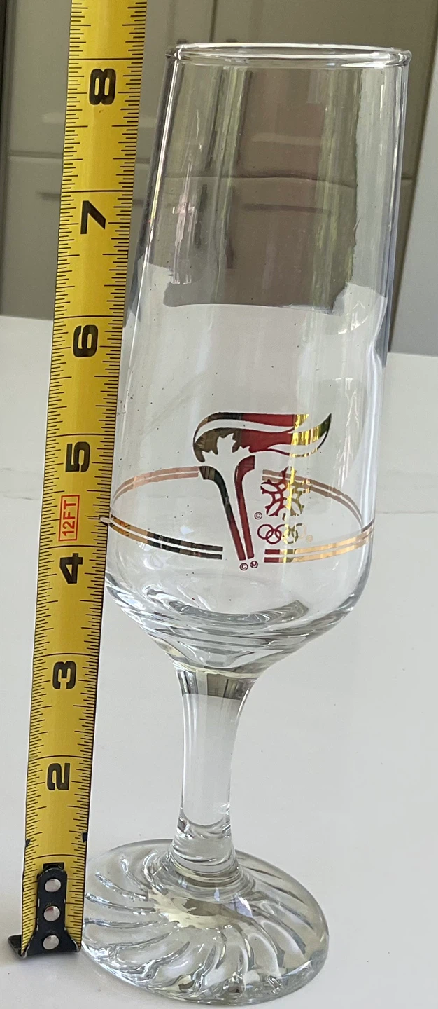 Vintage 1988 Calgary Winter Olympics Glassware Set - photo 3