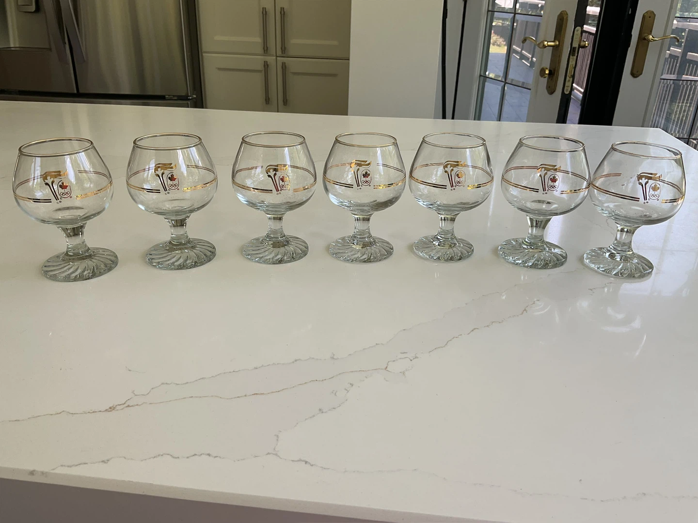 Vintage 1988 Calgary Winter Olympics Glassware Set - photo 5