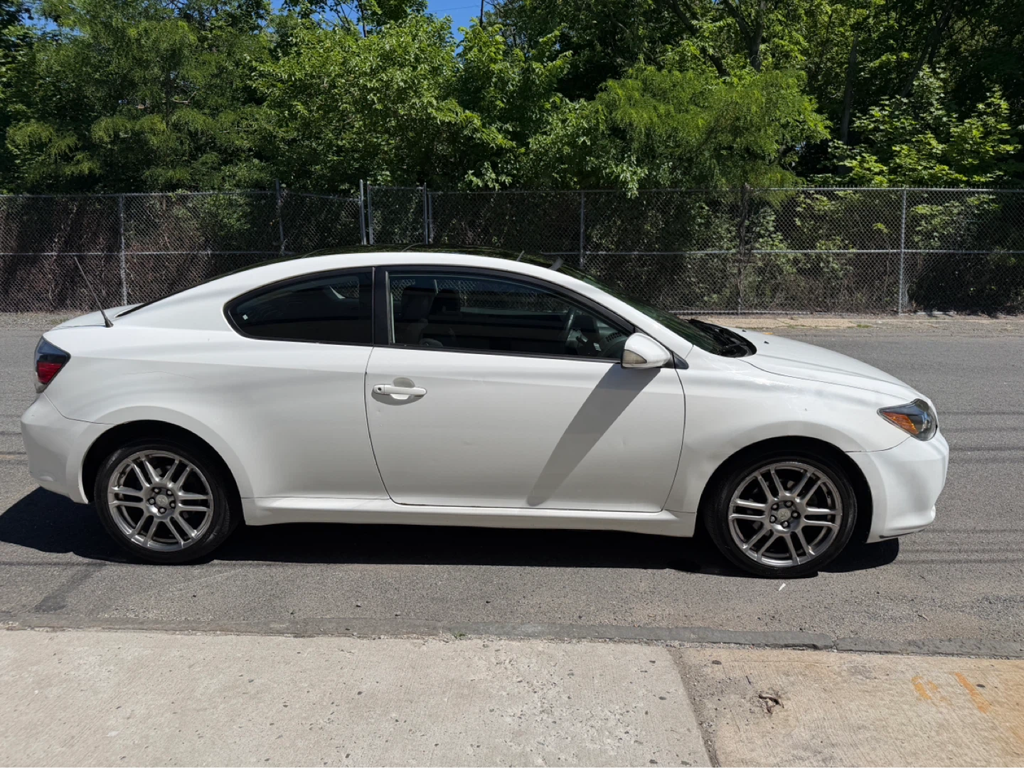 2010White Scion tC Coupe