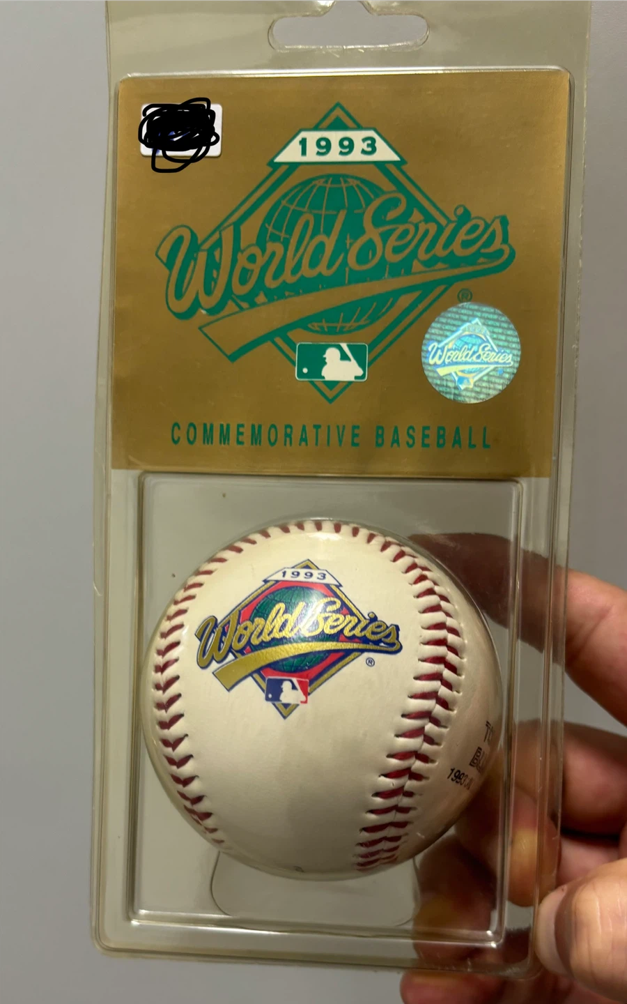 1993 World Series Commemorative Baseball