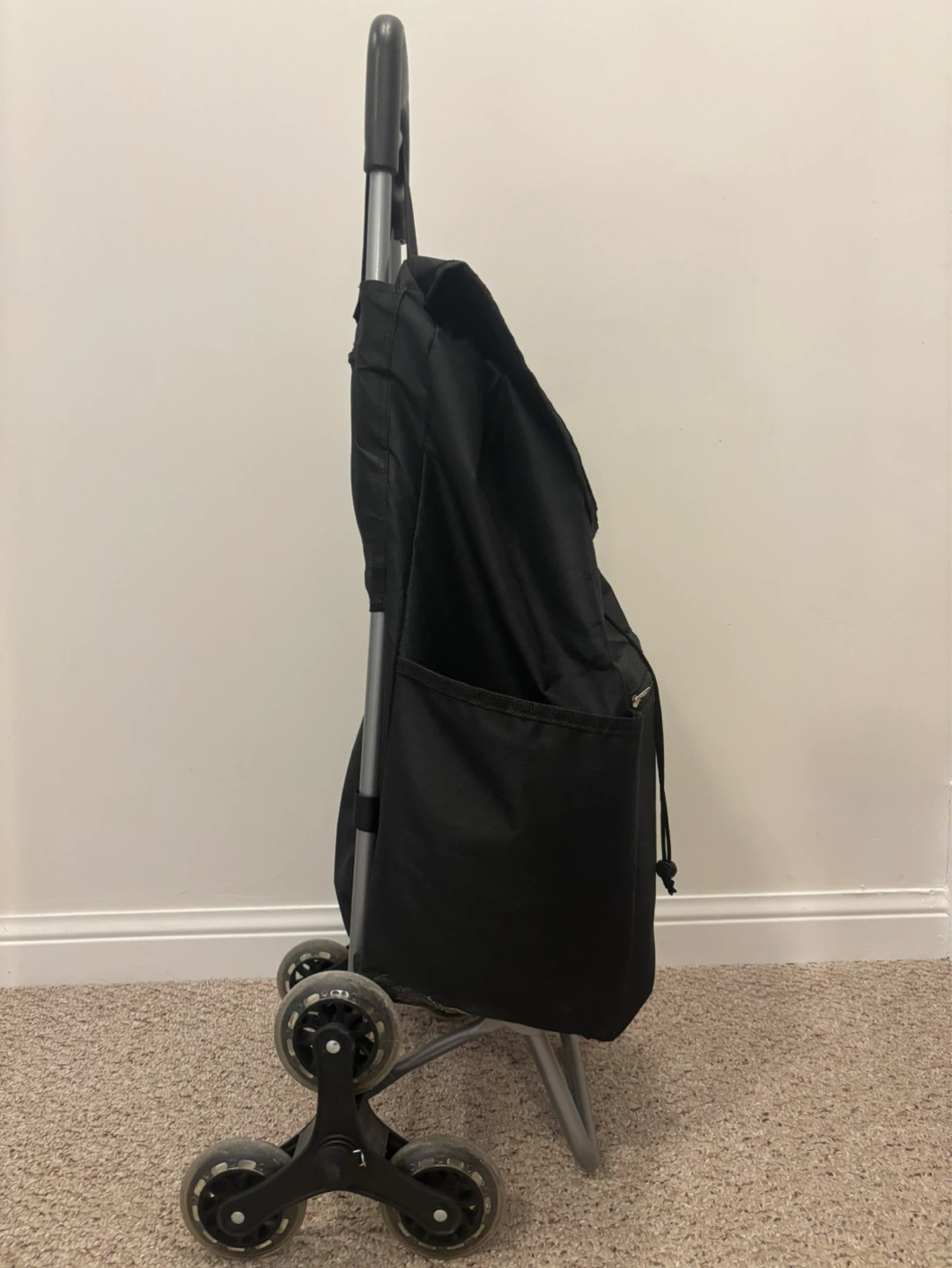 SMARTLIFE Black Rolling Shopping Cart - photo 3