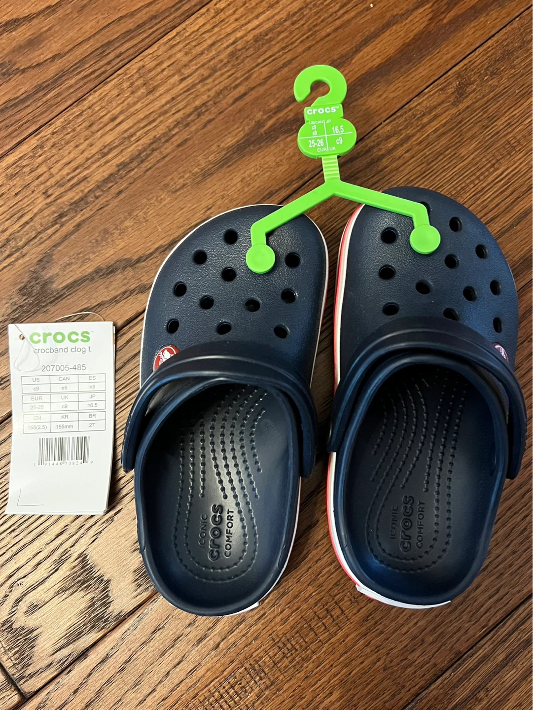 Crocs - Navy - C9 - Brand New with Tags (NWT)