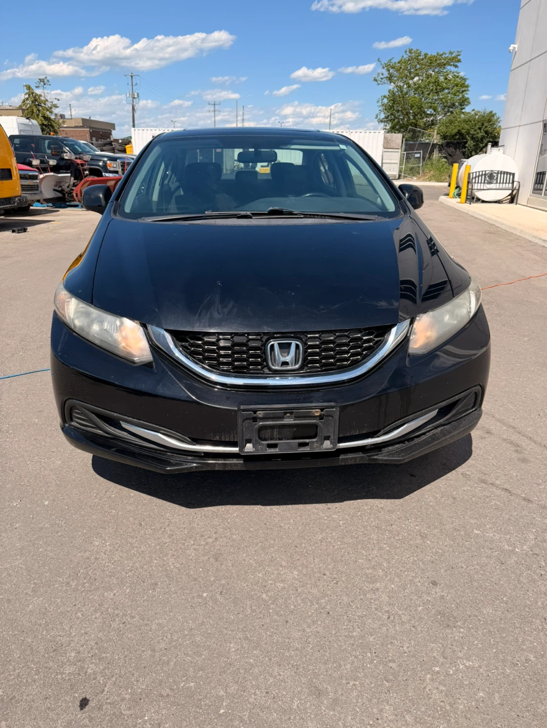 Black Honda Civic Sedan
