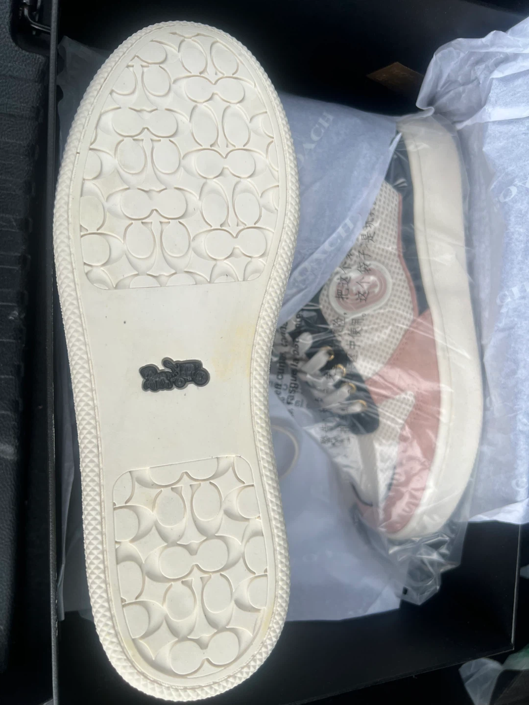 Coach High Top Sneakers Pale Blush/Chalk Size 8.5B - photo 3