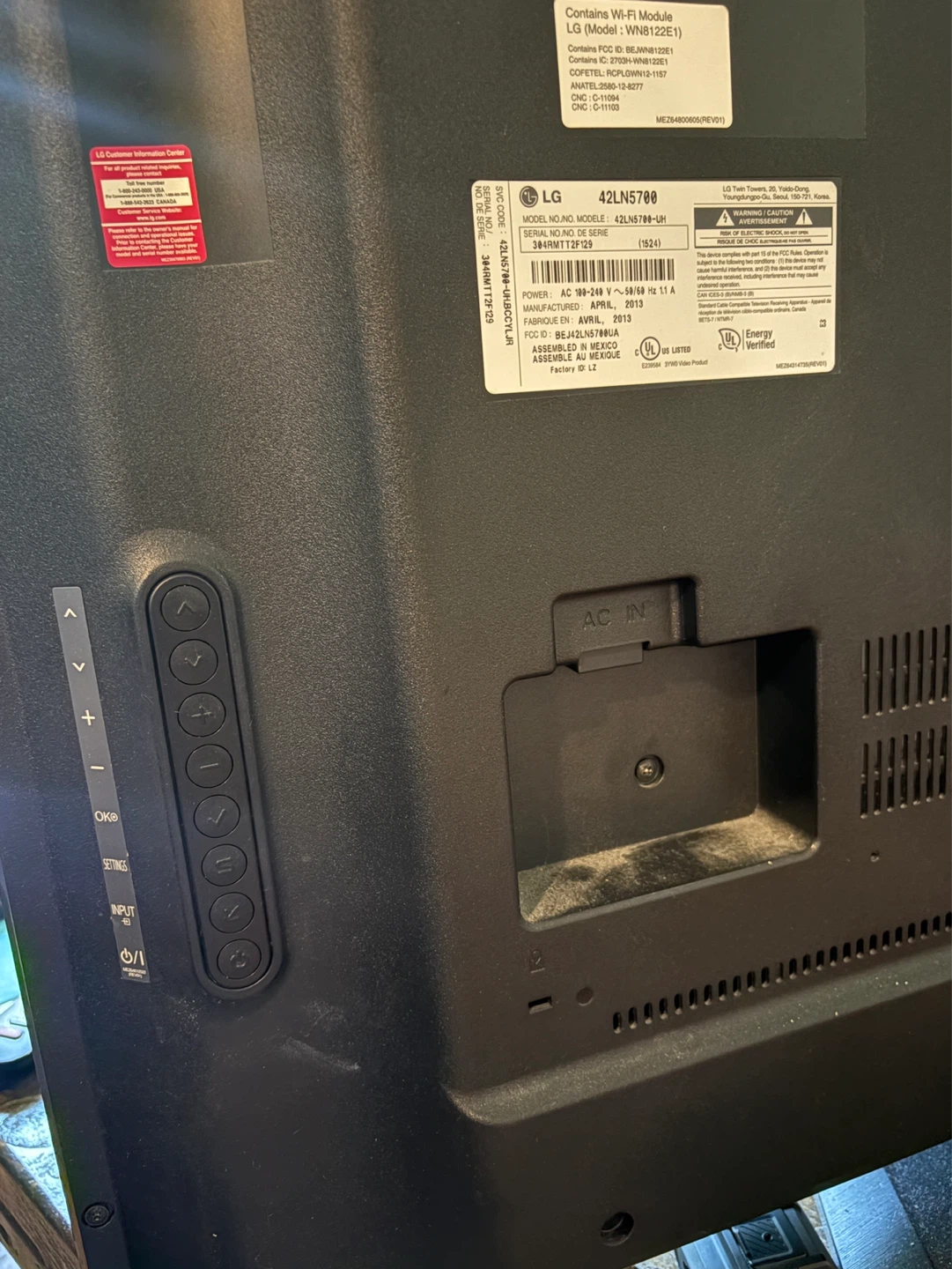LG 42LN5700 42" LED TV - photo 3