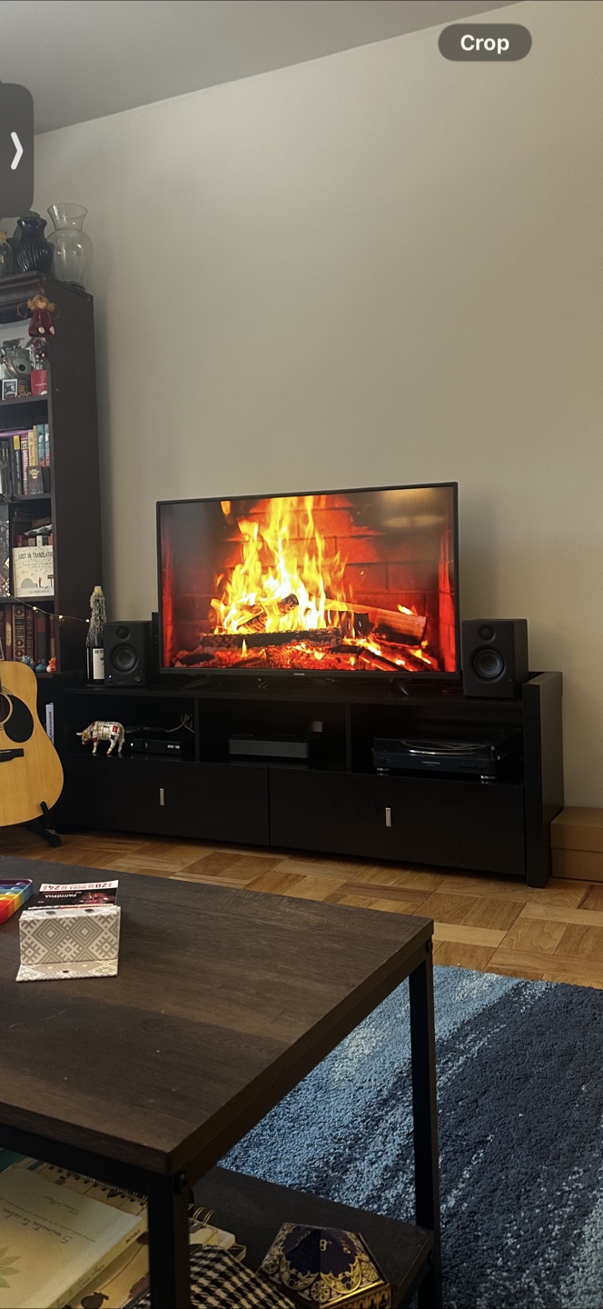 Dark Brown Media Console / TV Stand - photo 2