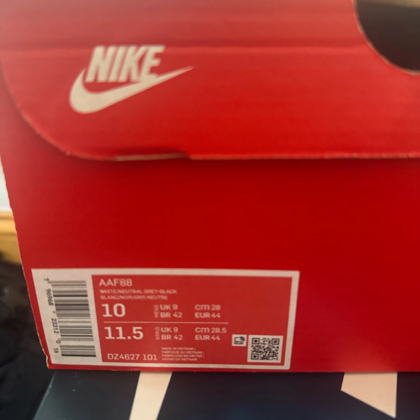 Nike Air Force 180 "Force" White Grey Basketball Shoes Size 10 - photo 4