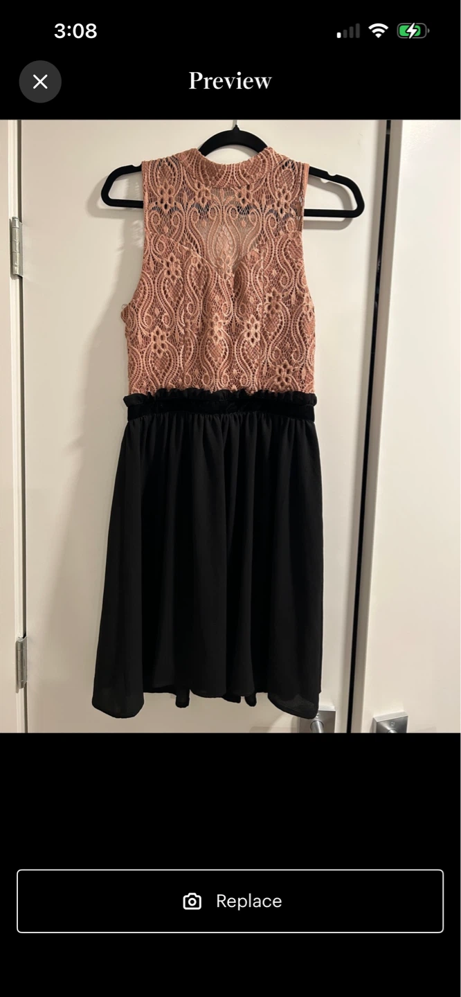 Maurices Lace Bodice Dress
