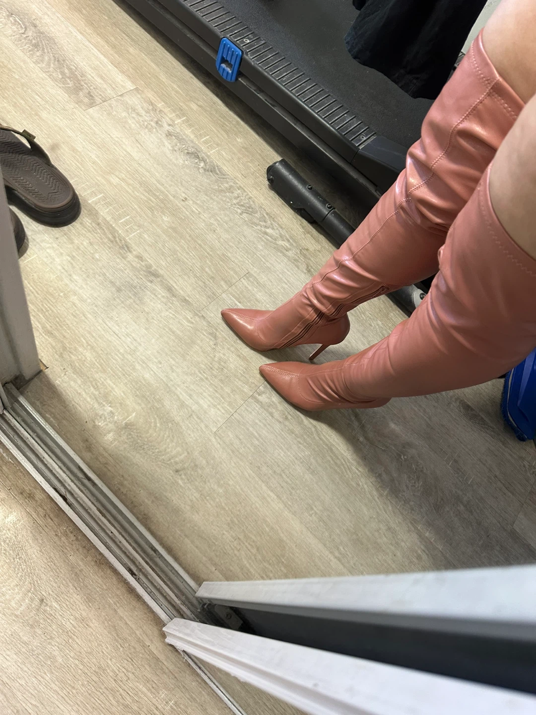 Pink Over-the-Knee Boots Size 7.5