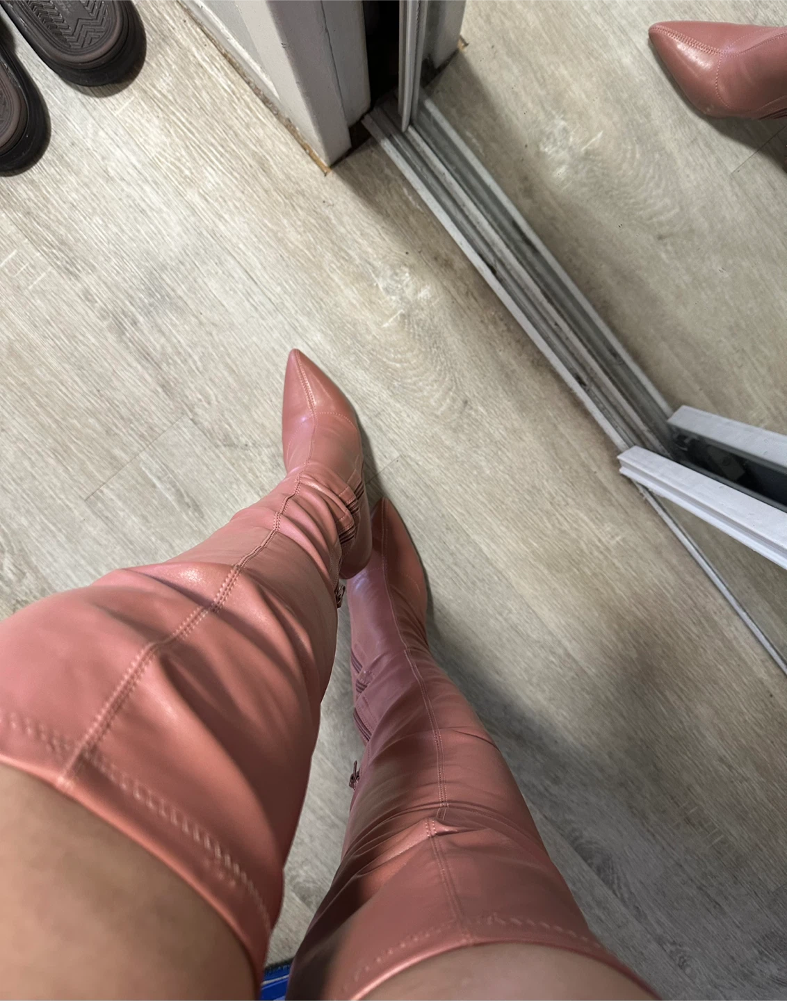 Pink Over-the-Knee Boots Size 7.5 - photo 2