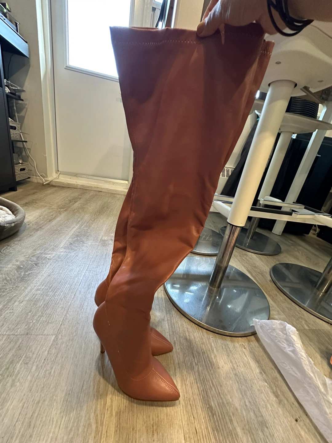 Pink Over-the-Knee Boots Size 7.5 - photo 4