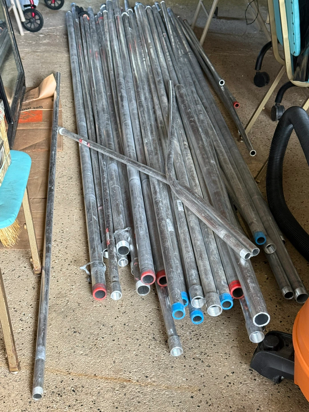 Metal Poles / Tubing Lot