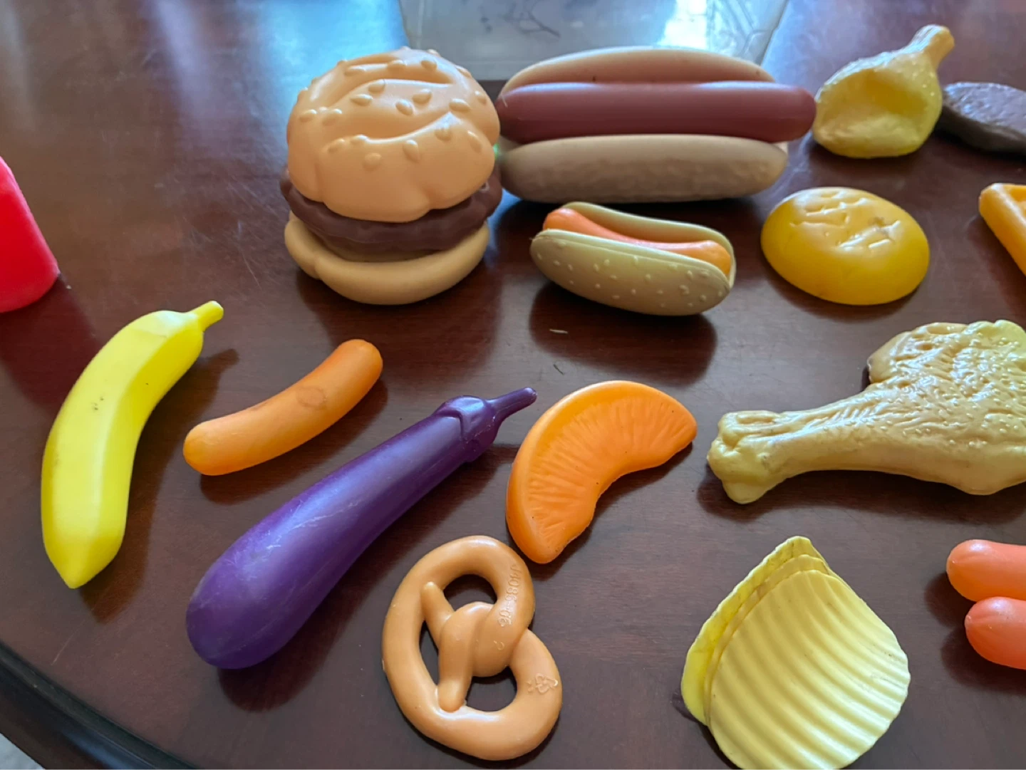 30 Pieces Kids Plastic Play Food Toys, Fake Food, toy 3D - photo 2